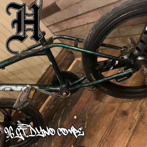 96 dyno Compe (green splash) Hardcore BMX